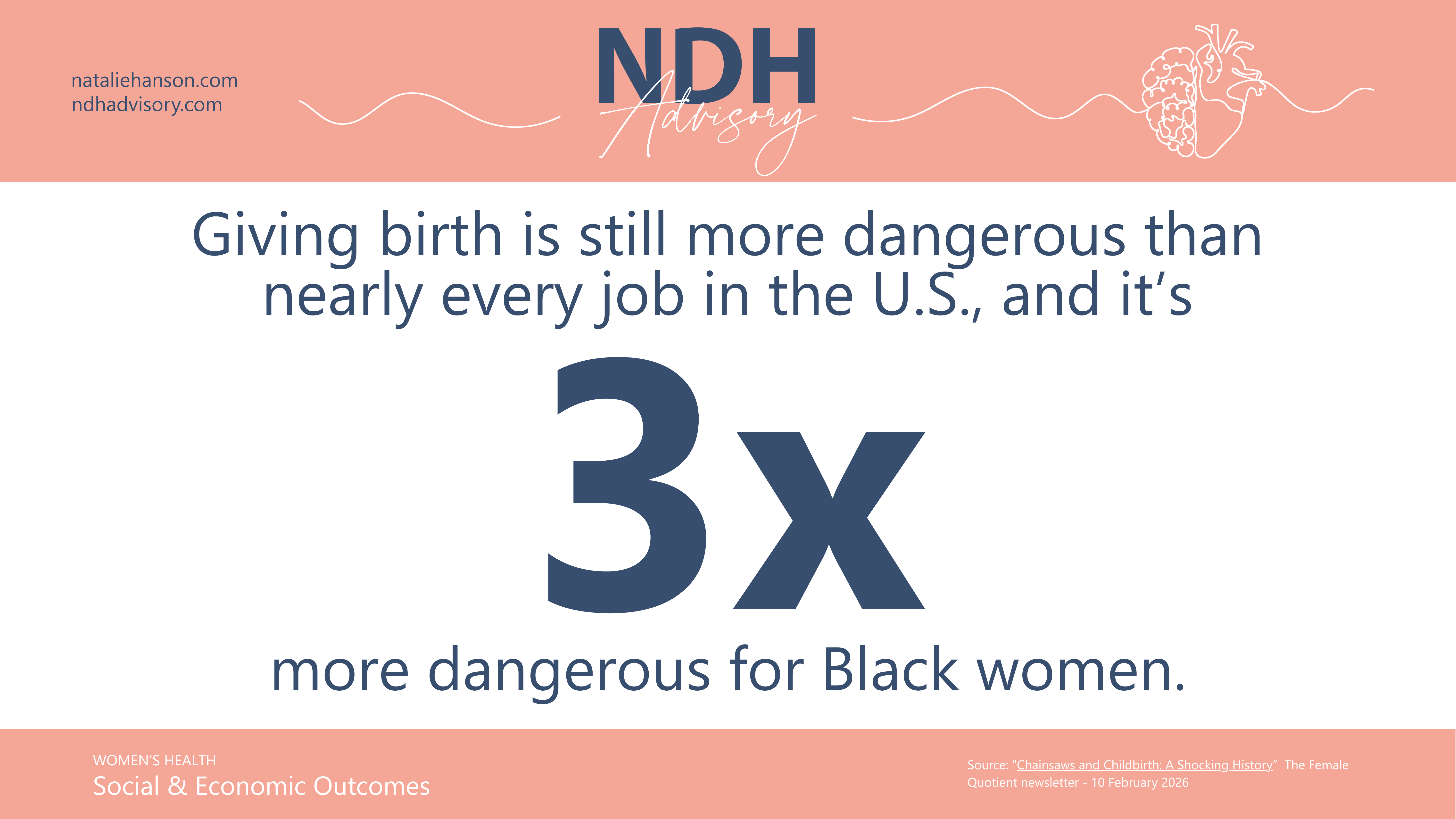 Birth should not be a high-risk job